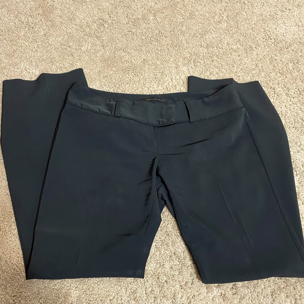 Express Stylist black pants ribbed size 10